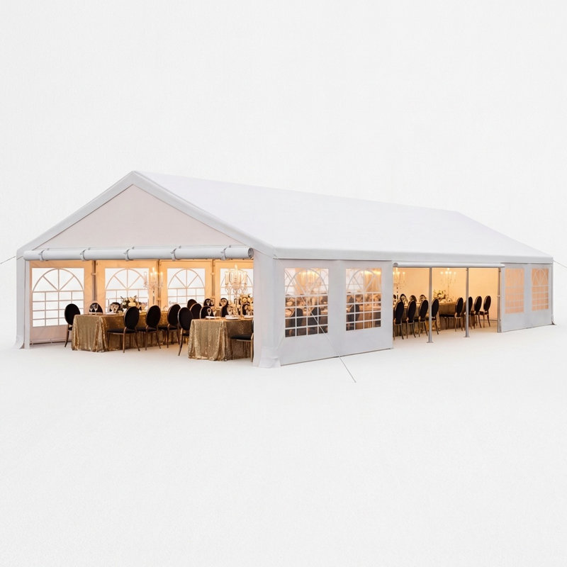 Balconera Heavy Duty Party Tent Canopy, 20 X 50 Ft, 20 ft. W x 50 ft. D