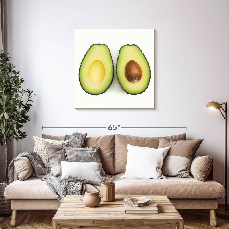 Yarlin Half Avocados, 36" H x 36" W