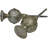Moorish Silver Perfume Bottles, S/2