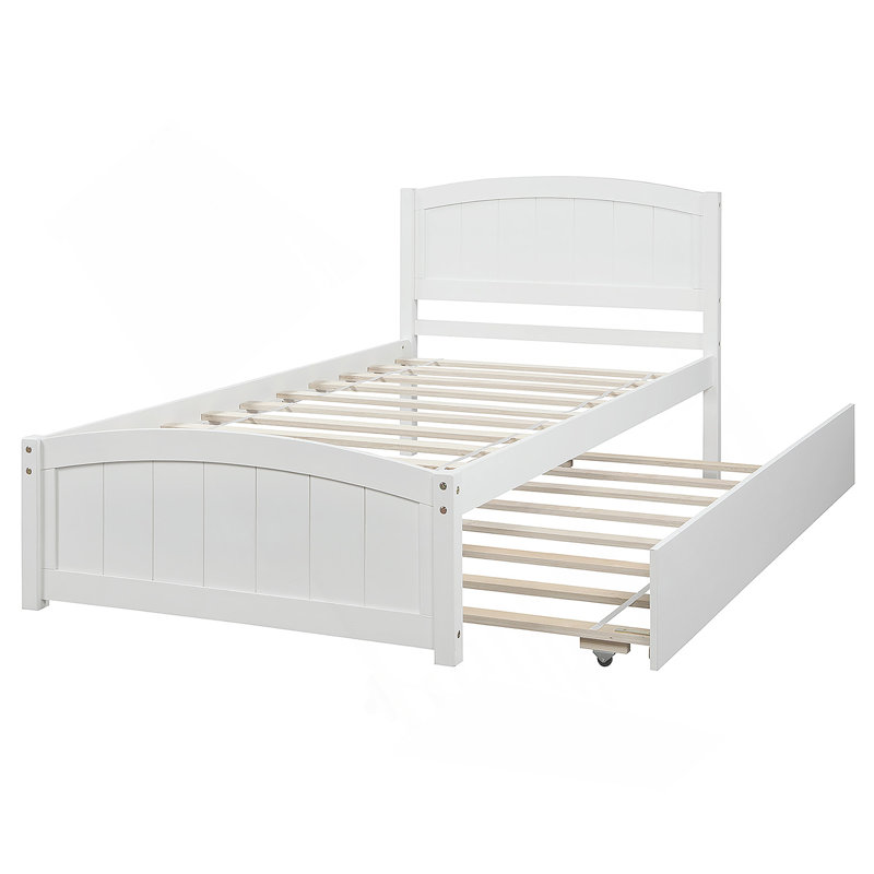 Platform Bed with Trundle