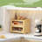 Double Layer Bread Box For Kitchen Countertop, Large Breadbox Bread Container Storage With Windows(Natural Bamboo)