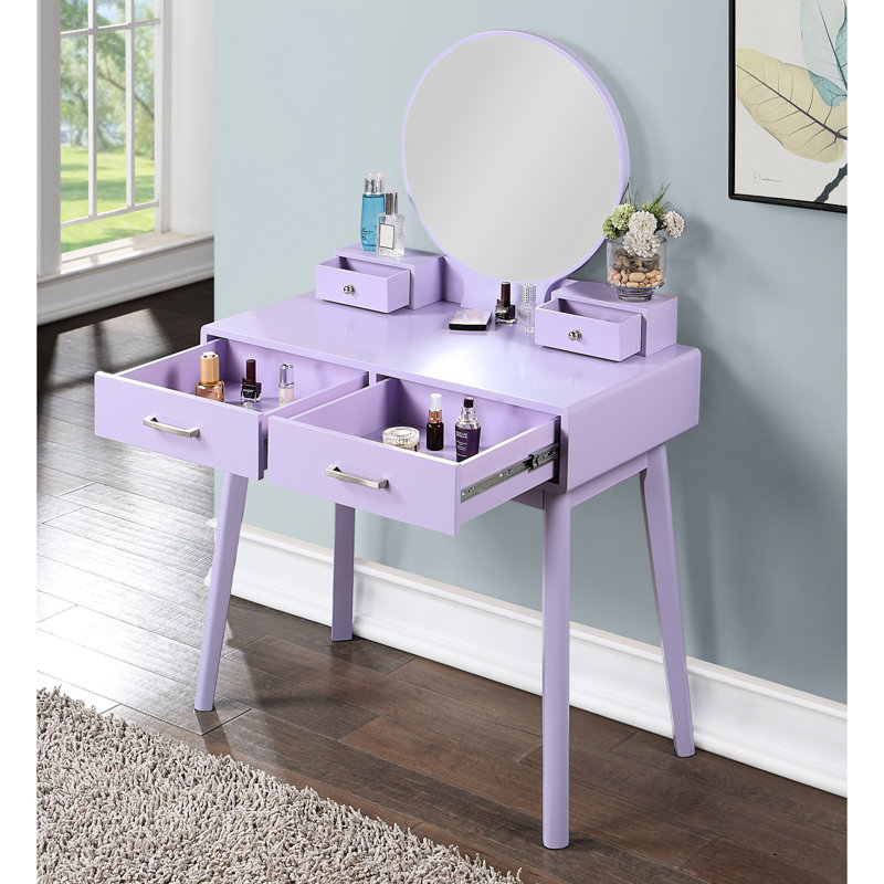 Ensemble de coiffeuse et tabouret Liannon
