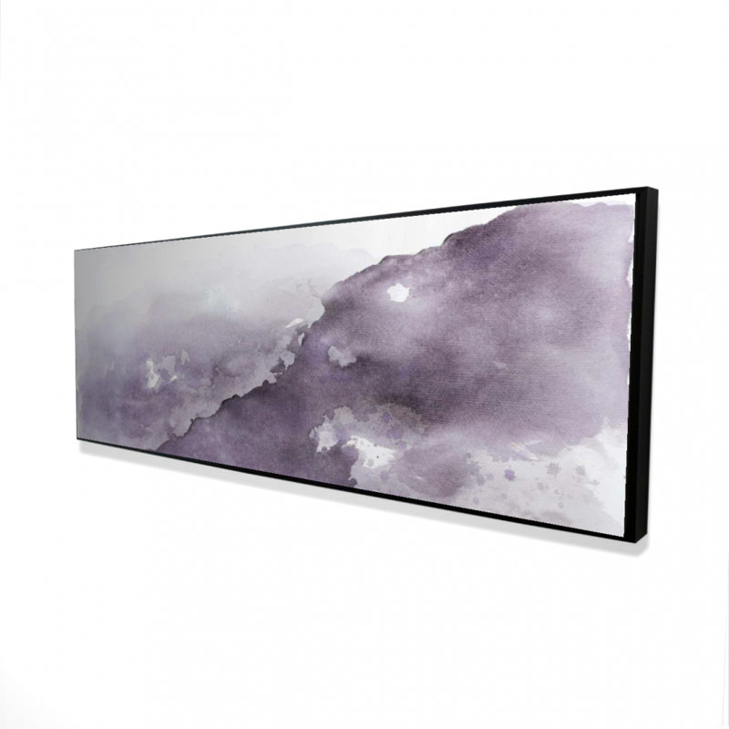 Nebula - Toile abstraite encadrée contemporaine pour la décoration intérieure