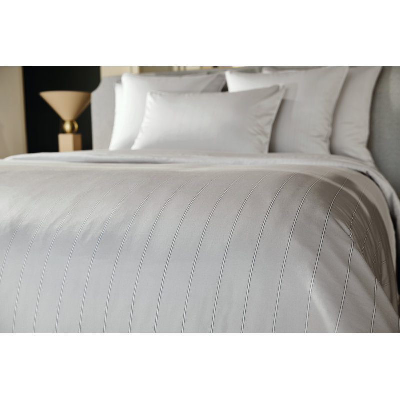 Journey gris Queen flat sheet, Queen