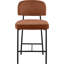 Tabouret de comptoir rembourré Zarelle-676144633