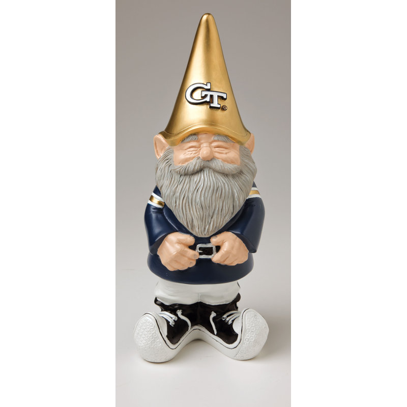 Ornement figurine suspendue gnome de jardin NCAA, Georgia Tech