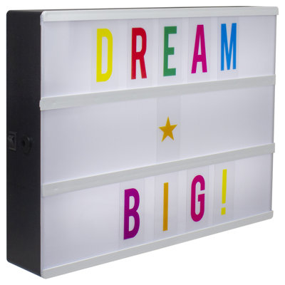 Caisson lumineux 12 "à DEL avec lettres et chiffres