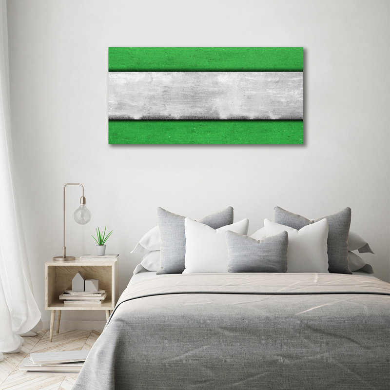 Green Wall - Wrapped Canvas Print