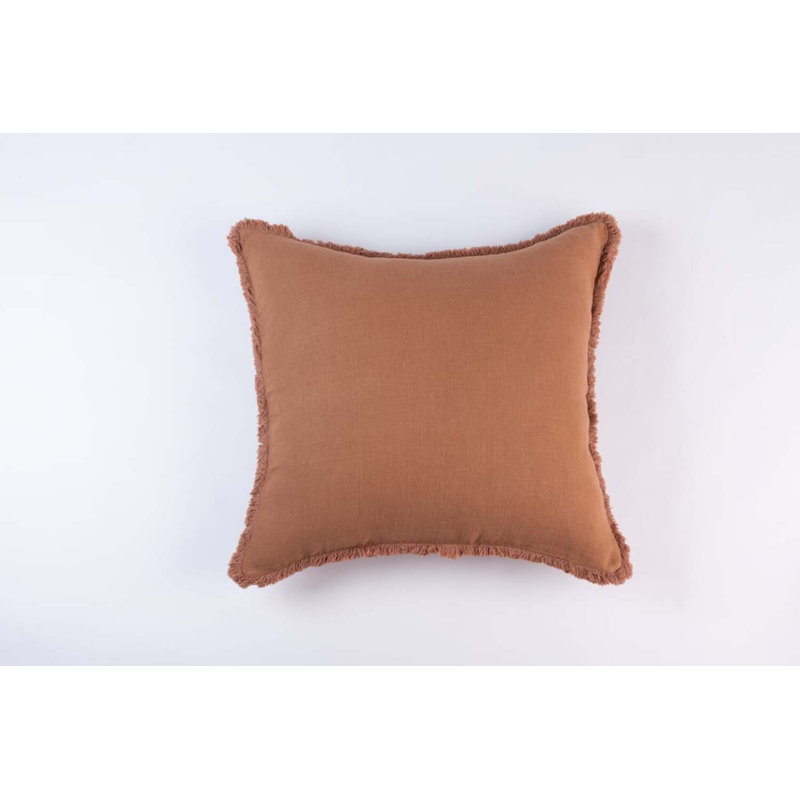 Coussin Olydia, Ocre