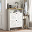 Armoire à chaussures pliante en MDF multi-fonctionnelle, moderne et minimaliste