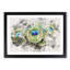 Peacock Feathers - Framed Print-56851670-56851676