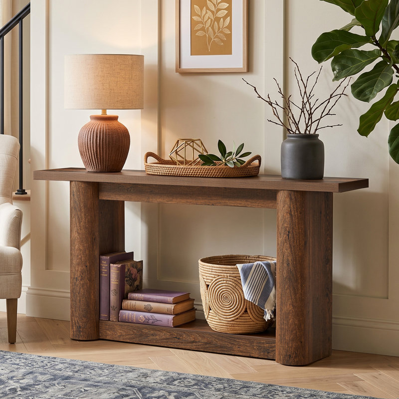 62.99 " W Console Table, Rétro