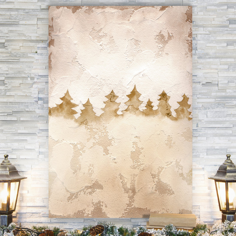 Treeline par Parvez Taj - reproduction d'art sur toile tendue, H 20 po x l 16 po x P 1 po