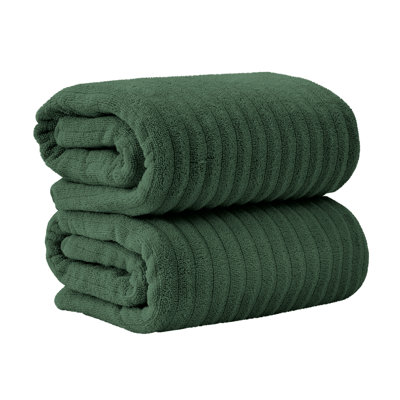 Zero-Twist Cotton Ribbed Hand Towels