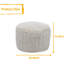 Pouf rond avec repose-pieds et repose-pieds-1474529402