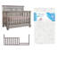 Lit de bébé convertible Kenilworth avec protège-tout-petits et protège-matelas pour lit de bébé