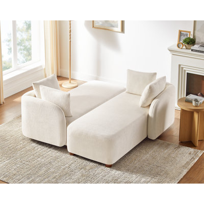 Modern Upholstered Chaise Lounge (Set Of 2)