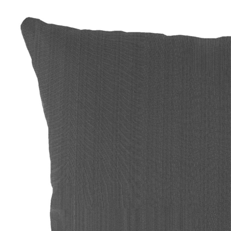 Sunbrella Outdoor Throw Pillow, Cast Charcoal