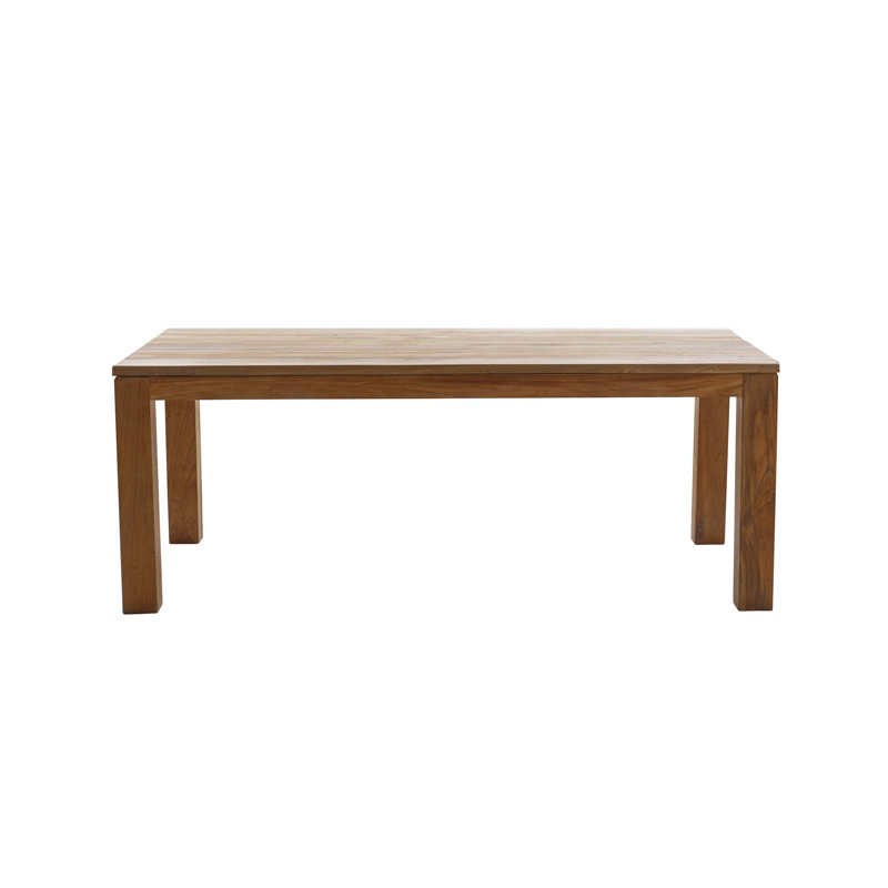 Loredana Teak Solid Wood Dining Table, 30" H x 96" W x 36.2" D