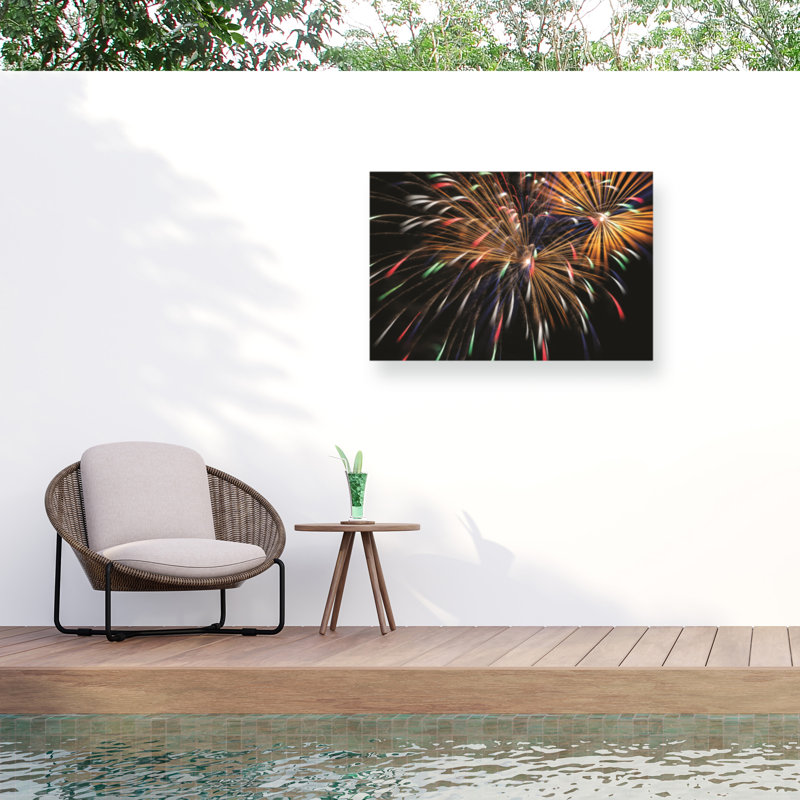Feux d'artifice abstrait bolologique 2020 2, H 12 po x l 19 po