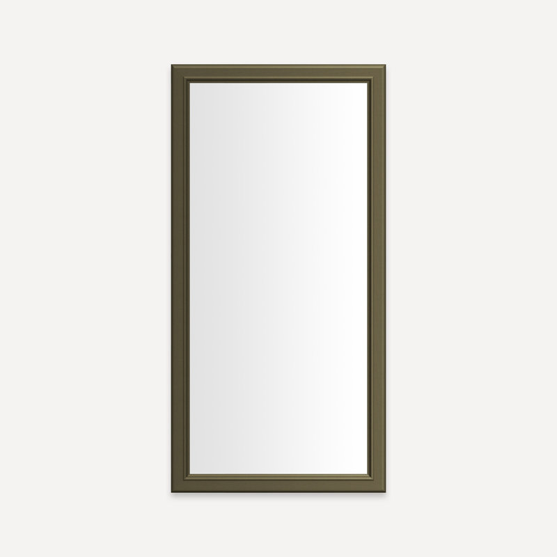 Main Line Vanity Mirror, Vintage Brass, 29.88" H x 15.13" W