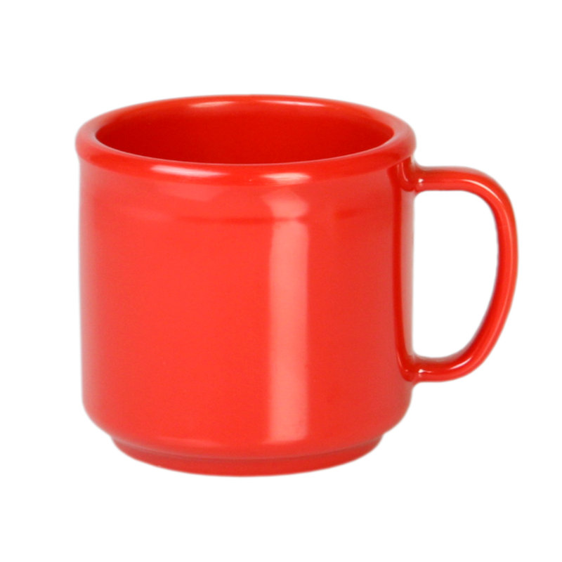 Grande tasse en mélamine 10 oz, Rouge
