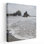 Harris Beach, Oregon, noir et blanc, reproduction d'art sur toile
