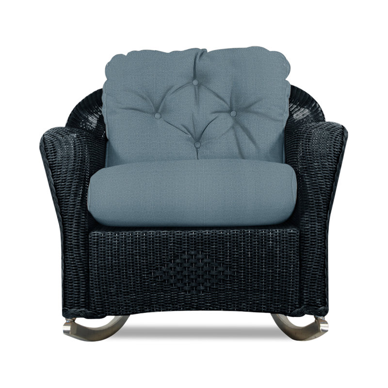 Reflections Outdoor Rocker Chair, Knix Granite, Ebony