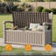 Banc de rangement extérieur imperméable et verrouillable-133421069