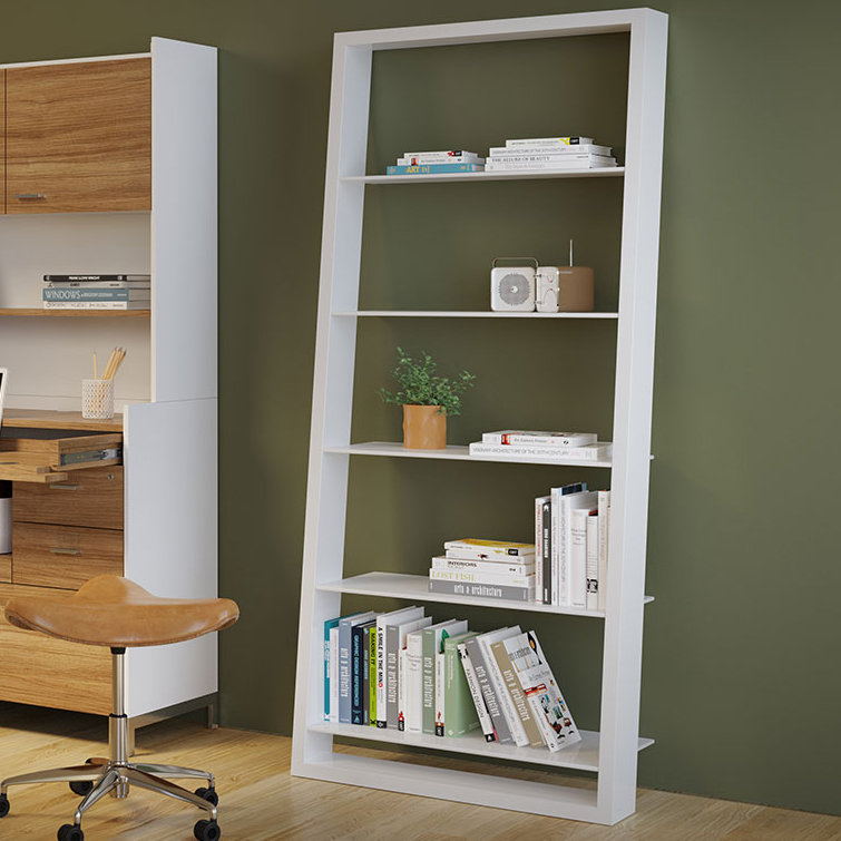 Eileen Blanc 34" Bookcase, Satin White