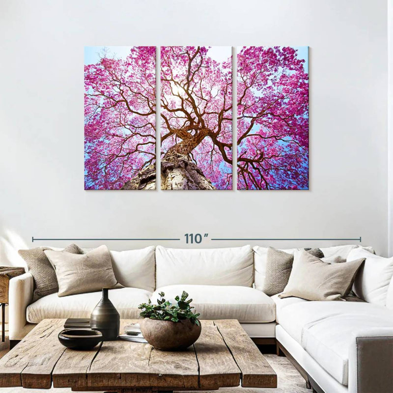 Harnek Pink Lapacho Tree, 48" H x 74" W