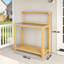 Wood, Metal Potting Bench