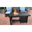 Foyer de table en aluminium au propane/gaz naturel convertible offset offset kristoff