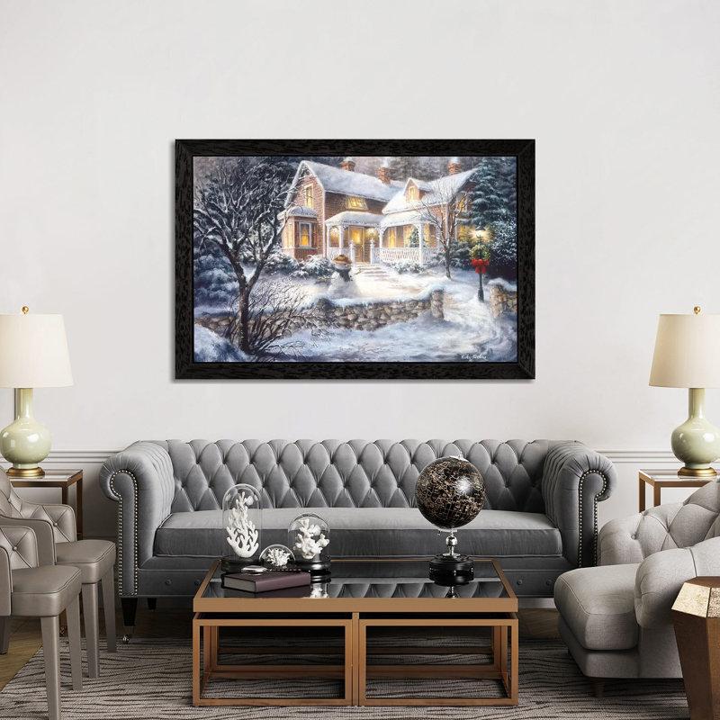 Nicky Boehme - Print on Canvas, 101.6 cm H x 66.04 cm W, Black Framed