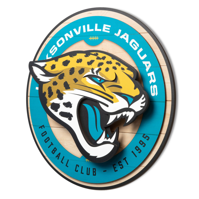 NFL Jacksonville Jaguars 3DX Circle Wall Art