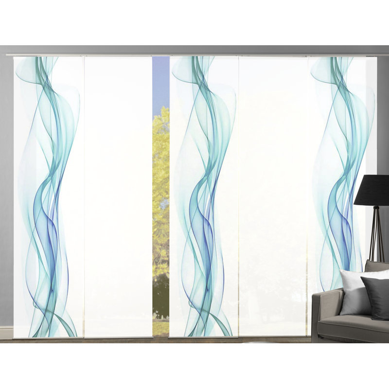 Randle Room Darkening Curtain Panel Pair, Petrol