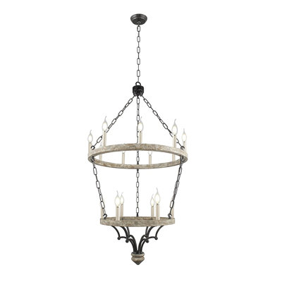 12 - Light Matte Black Unique/Statement Pendant