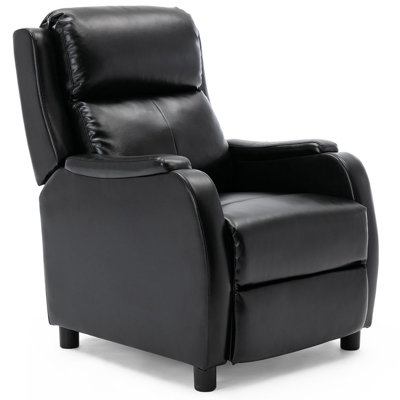 Renovo Faux Leather Wing Chair Recliner