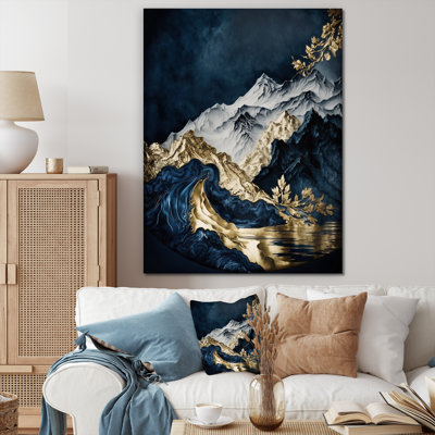 Rivière et montagne givrées Zeitz Gold I