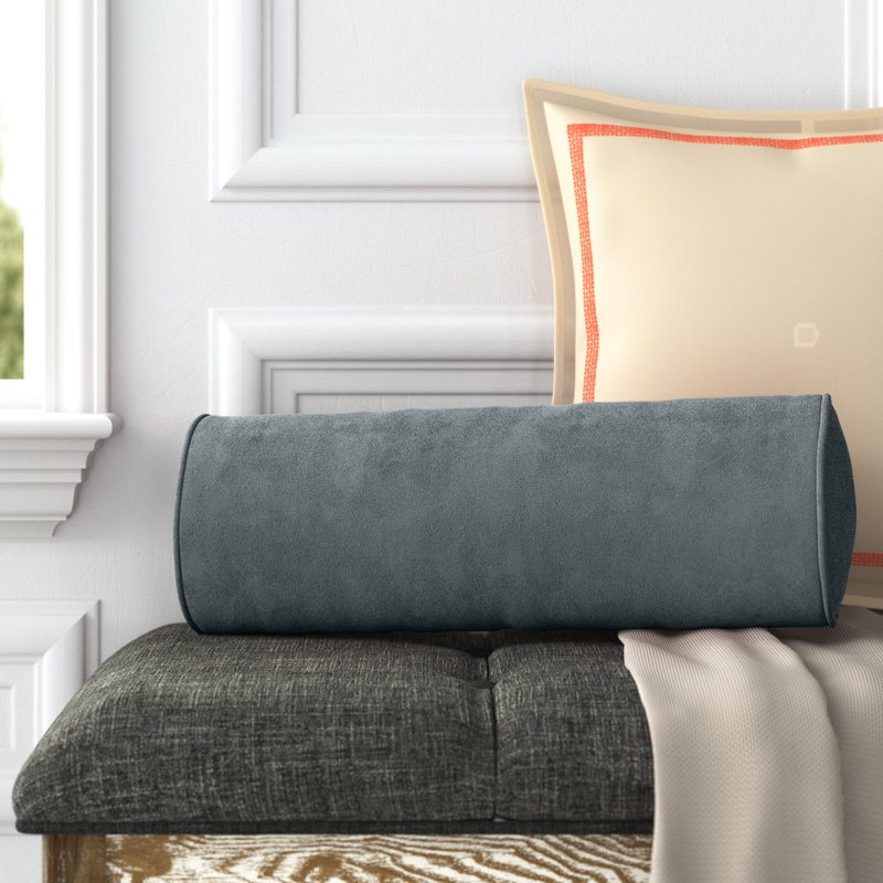 Deane Bolster Accent Pillow, Charcoal, Pillow Cover Only - No Insert