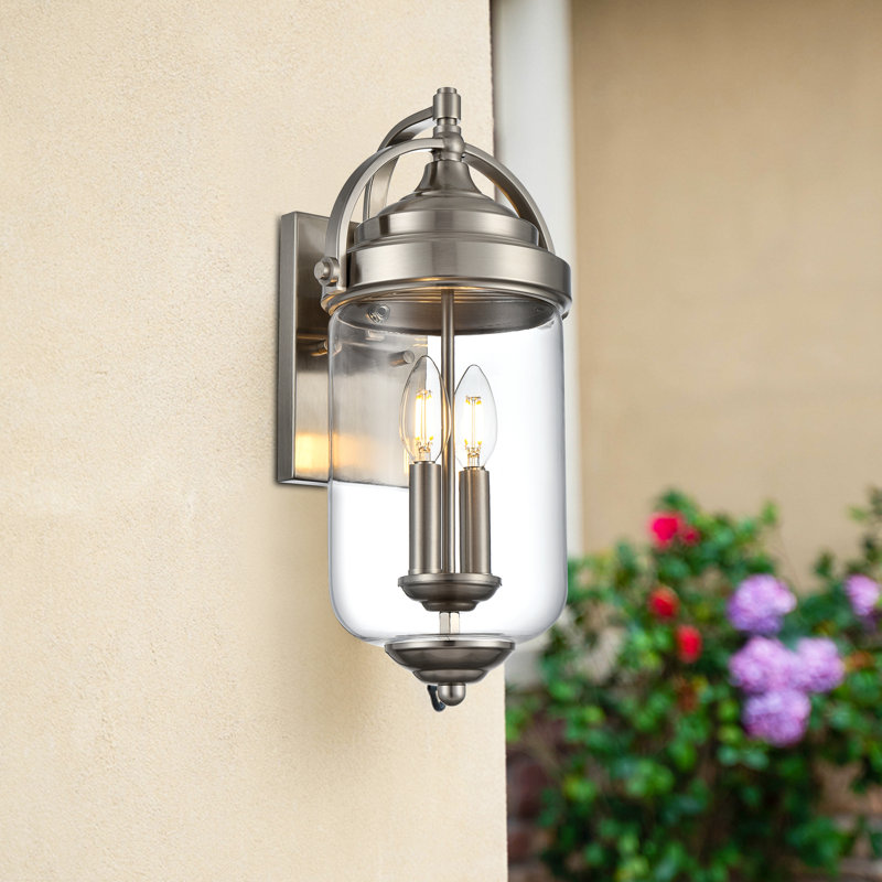 Cloverdales Wall Light, Brushed Nickel