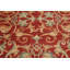 Tapis rouge en laine 9 pi x 12 pi oriental à la main one-of-a-kind Malupo