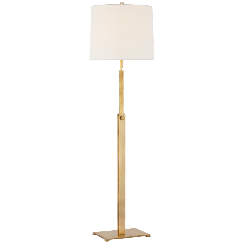 Cadmus Floor Lamp, Antique Brass