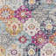 Tapis floral rouille 2 pi x 5 pi Dhurrie