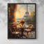 Paysages de la série CCDXV III - Reproduction encadrée de qualité supérieure - Prêt à être accroché - Aucun clou requis-1392546945-1392546946