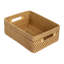  3-Piece Handwoven Rattan Lidded Laundry Hamper Basket Set