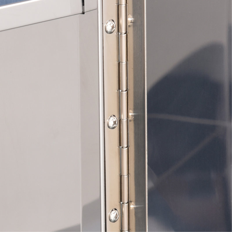 Armoire à pharmacie murale polyvalente en acier inoxydable avec éclairage à DEL réglable et amplement de rangement