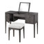 Ensemble de coiffeuse avec tabouret et miroir-900008219