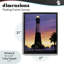 Cadre flottant avec phare Georgia Tybee Island, conception de Wind River Studios-259927065-259927064