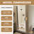  32"W x 72"H Frameless Foldable Shower Door, Aluminum Alloy, 0.24" Tempered Glass Shower